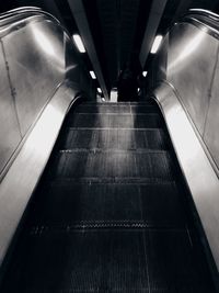 Escalator at subway station