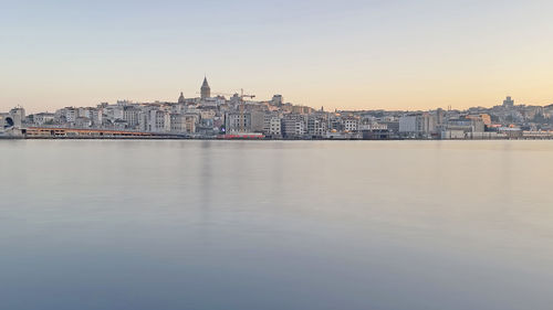 Istanbul the dream city. cityscape from istanbul in early morning time.