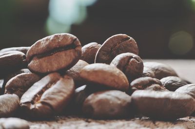 Close-up of bread on table