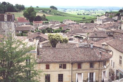 Houses in a city