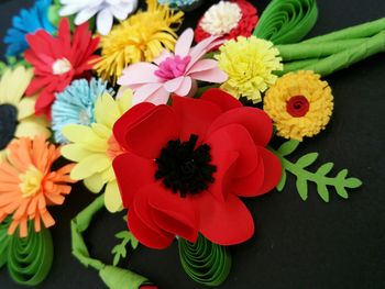 Close-up of red flowers