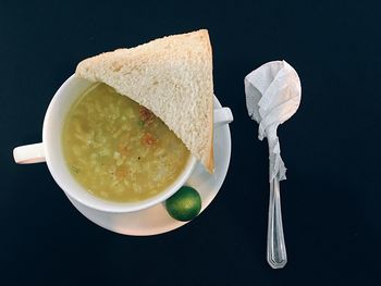 Close-up of food in plate