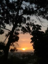 Scenic view of sky at sunset