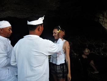 Group of people standing outdoors