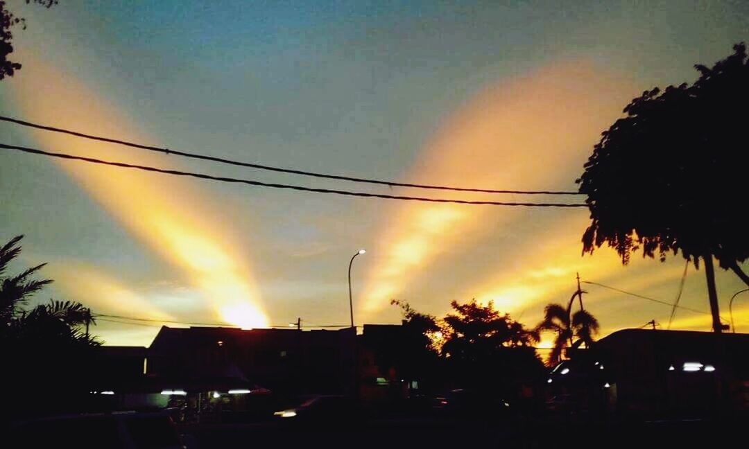 Phenomenal sunset sky