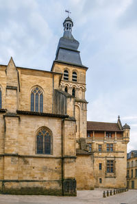 Low angle view of building against sky