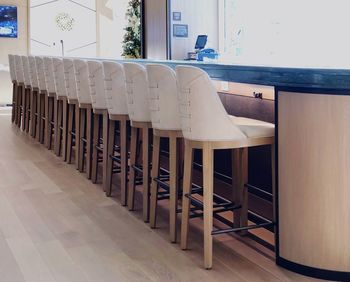 Chairs and table in room