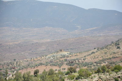High angle view of landscape