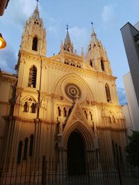 Low angle view of church