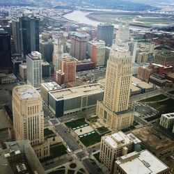 Aerial view of cityscape