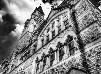 Low angle view of building against sky