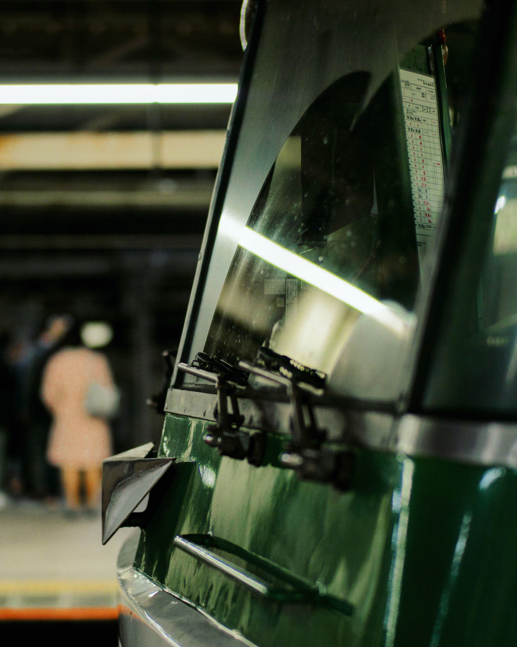 CLOSE-UP OF TRAIN