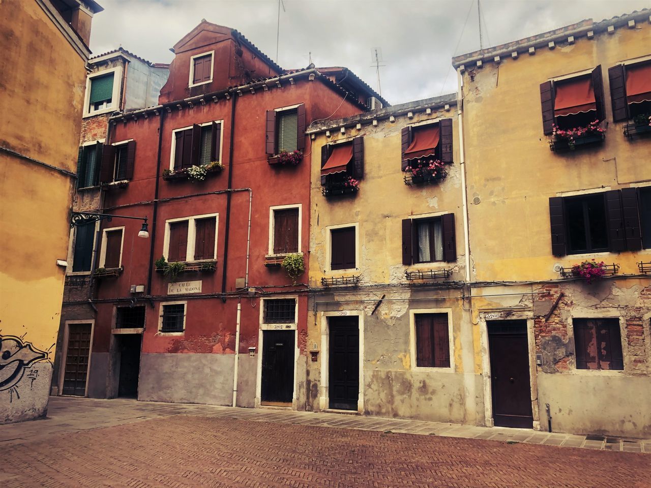 LOW ANGLE VIEW OF RESIDENTIAL BUILDINGS