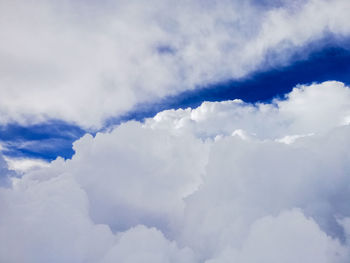 Low angle view of clouds in sky