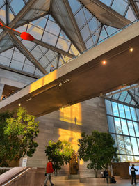 Low angle view of modern building against sky