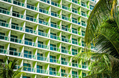 Low angle view of apartment building