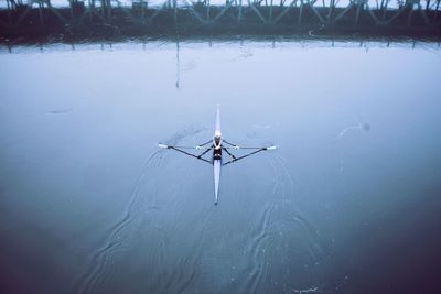 Man in kayak