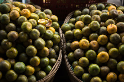 Close-up of fruits for sale in market