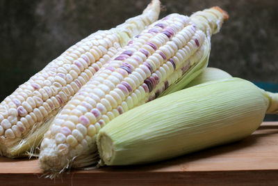 Close-up of vegetables on table