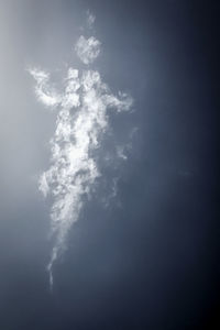 Low angle view of cloudy sky