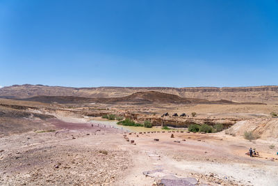 Negev desert and ramon crater