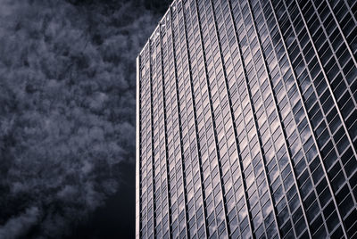 Low angle view of cloudy sky