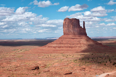 Rock formations in a desert