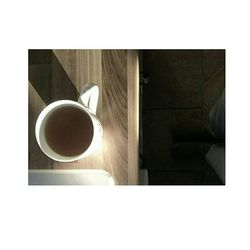 Coffee cup on table