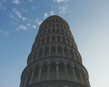 Low angle view of historical building against sky