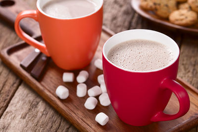 Close-up of coffee on table