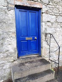 Blue door