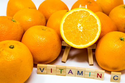 Close-up of orange fruit