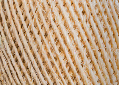 Full frame shot of wicker basket