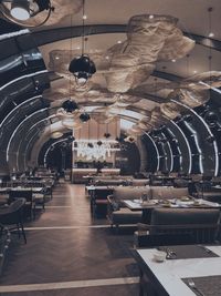 Interior of empty restaurant