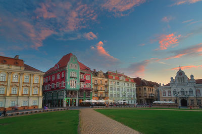 Panoramic view of city against sky