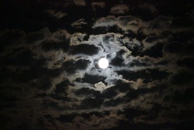 Low angle view of clouds in sky