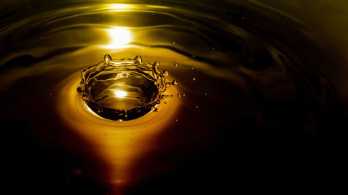 Close-up of rippled water