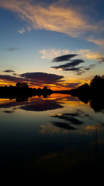 Scenic view of sunset sky