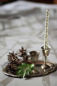 Close-up of cocktail on table