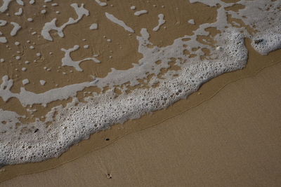 Close-up of sand on beach