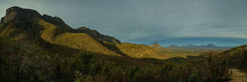 Panoramic view of landscape against sky