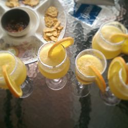 Close-up of drink on table