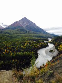 Scenic view of landscape against sky