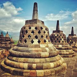 Stupas of a temple