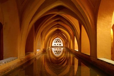 Reflection of ceiling in canal