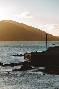 Allihies pier ireland sunset 