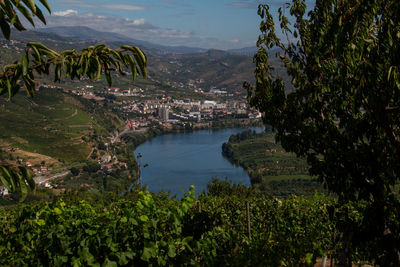 Scenic view of river against sky