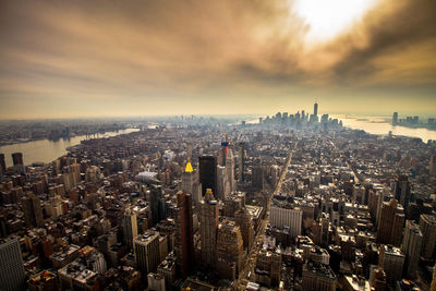 Aerial view of cityscape