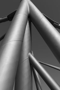 Low angle view of pipes