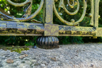 Close-up of rusty metal